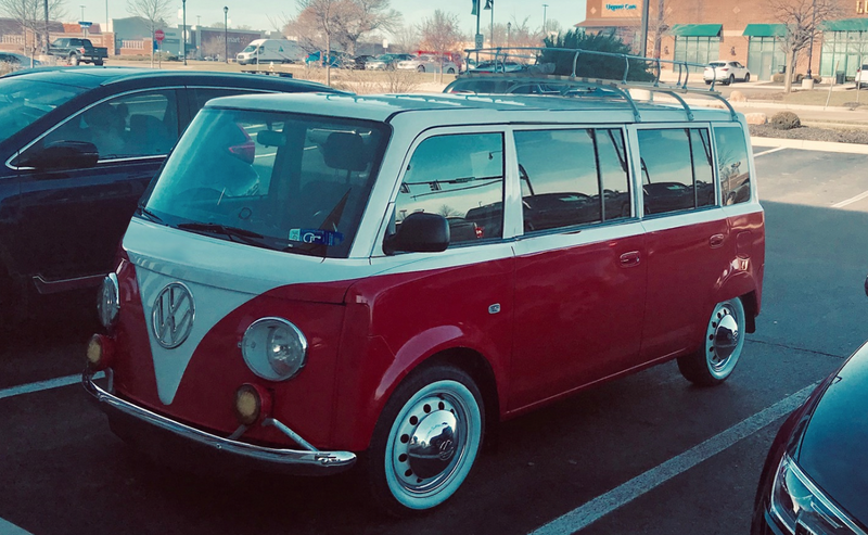 Illustration for article titled This Scion xB Dressed as an Old Volkswagen Microbus Is Remarkably Well Done